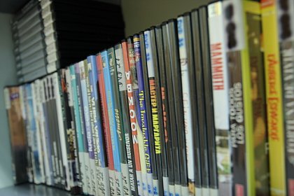 Sammlung von DVD Filmen